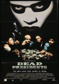 2c217 DEAD PRESIDENTS DS 1sh '95 Chris Tucker, Larenz Tate & loads of cash!