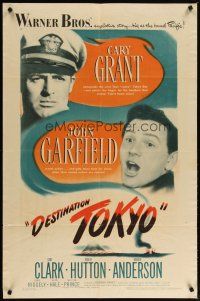 2c228 DESTINATION TOKYO 1sh '43 Cary Grant & John Garfield in World War II!