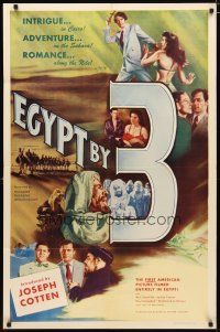2c261 EGYPT BY 3 1sh '53 the first American picture filmed entirely in Egypt!