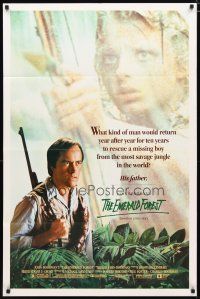 2c265 EMERALD FOREST 1sh '85 John Boorman, Powers Boothe, cool image, true story!