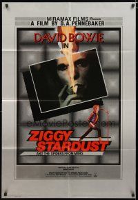 2c995 ZIGGY STARDUST & THE SPIDERS FROM MARS English 1sh '83 glitter rock, David Bowie!