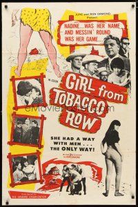 2c347 GIRL FROM TOBACCO ROW 1sh '66 Rachel Romen, Tex Ritter, wilder than a peach orchard hog!