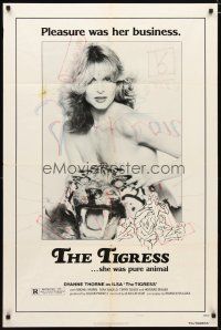 2c429 ILSA THE TIGRESS OF SIBERIA style B 1sh '78 sexy Dyanne Thorne is a pure animal!