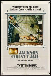 2c454 JACKSON COUNTY JAIL 1sh '76 what they did to Yvette Mimieux in jail is a crime!