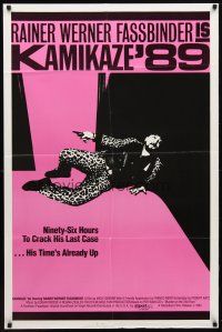 2c463 KAMIKAZE '89 1sh '82 Rainer Werner Fassbinder w/gun, his time's already up!