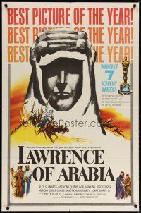 2c492 LAWRENCE OF ARABIA style D 1sh '63 David Lean classic starring Peter O'Toole!