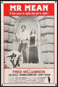 2c575 MR MEAN 1sh '77 Fred Williamson blaxploitation, if the price is right the job is right!