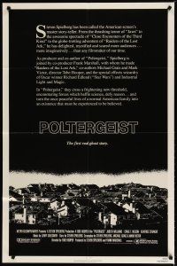 2c664 POLTERGEIST int'l 1sh '82 Tobe Hooper & Steven Spielberg, the first real ghost story!