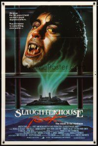 2c774 SLAUGHTERHOUSE ROCK 1sh '88 Alcatraz holds the most depraved killers, and now a vampire!