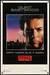 2c814 SUDDEN IMPACT 1sh '83 Clint Eastwood is at it again as Dirty Harry, great image!