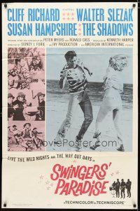 2c832 SWINGERS' PARADISE 1sh '65 Walter Slezak, Susan Hampshire, wild nights & way out days!