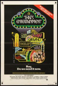 2c866 THAT'S ENTERTAINMENT 1sh '74 classic MGM Hollywood scenes, it's a celebration!