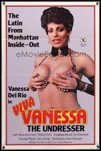 2c944 VIVA VANESSA 1sh '84 sexy Vanessa Del Rio is the Latin from Manhattan, x-rated!