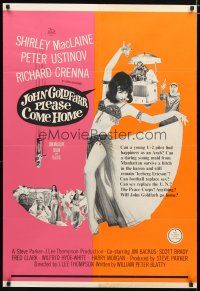 2d187 JOHN GOLDFARB, PLEASE COME HOME Aust 1sh '64 sexy image of dancer Shirley MacLaine!