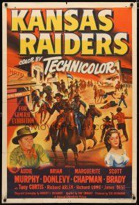 2d190 KANSAS RAIDERS Aust 1sh '50 Audie Murphy, the fighting story of Quantrill's guerrillas!