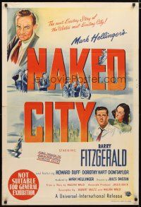 2d199 NAKED CITY Aust 1sh '47 Jules Dassin & Mark Hellinger's New York film noir classic!