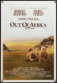 2d206 OUT OF AFRICA Aust 1sh '85 Robert Redford & Meryl Streep, directed by Sydney Pollack!