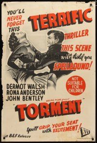 2d208 PAPER GALLOWS Aust 1sh '50 Torment, you'll never forget, it will hold you spellbound!