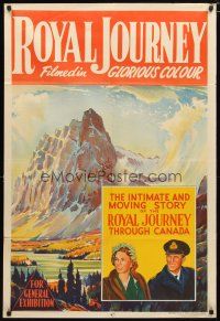 2d233 ROYAL JOURNEY Aust 1sh '52 Queen Elizabeth's intimate & moving story of trip through Canada!