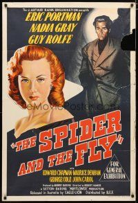 2d254 SPIDER & THE FLY Aust 1sh '50 Eric Portman, Nadia Gray, Guy Rolfe