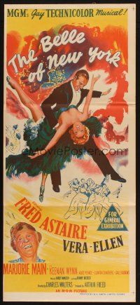 2d360 BELLE OF NEW YORK Aust daybill '52 art of Fred Astaire dancing with sexy Vera-Ellen!
