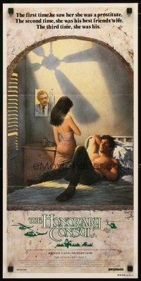 2d366 BEYOND THE LIMIT Aust daybill '83 art of Michael Caine, R. Gere & sexy girl by Richard Amsel!