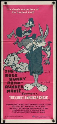 2d410 BUGS BUNNY & ROAD RUNNER MOVIE Aust daybill '79 Chuck Jones classic comedy cartoon!