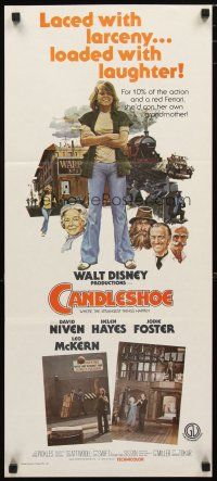 2d421 CANDLESHOE Aust daybill '77 Disney, art of young Jodie Foster, she'd con her own grandma!