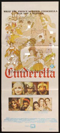 2d442 CINDERELLA Aust daybill '77 sexiest fairy tale, what the prince slipped her wasn't a slipper!