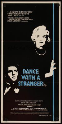 2d468 DANCE WITH A STRANGER Aust daybill '85 Miranda Richardson & Rupert Everett, different image!