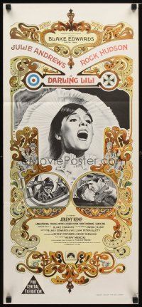 2d472 DARLING LILI Aust daybill '70 Julie Andrews, Rock Hudson, Blake Edwards!