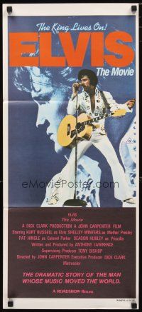 2d505 ELVIS Aust daybill '79 Kurt Russell as Presley, directed by John Carpenter, rock & roll!