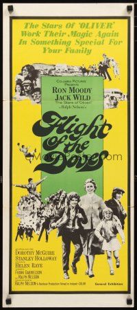 2d538 FLIGHT OF THE DOVES Aust daybill '71 Ralph Nelson, Ron Moody, Jack Wild, top cast montage!