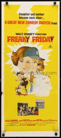 2d555 FREAKY FRIDAY Aust daybill '77 Jodie Foster switches bodies with Barbara Harris, Disney!