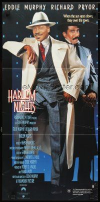 2d592 HARLEM NIGHTS Aust daybill '89 Eddie Murphy & Richard Pryor in 1920s New York City!