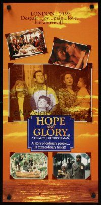2d616 HOPE & GLORY Aust daybill '87 Boorman's childhood memories of England during World War II!
