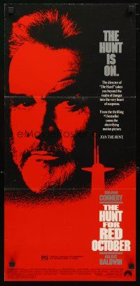 2d627 HUNT FOR RED OCTOBER Aust daybill '90 Russian military submarine captain Sean Connery!