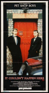 2d660 IT COULDN'T HAPPEN HERE Aust daybill '87 Pet Shop Boys Neil Tennant & Chris Lowe!