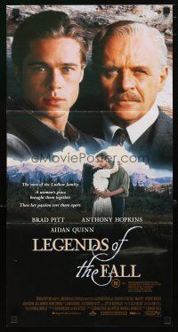 2d697 LEGENDS OF THE FALL Aust daybill '94 Brad Pitt, Anthony Hopkins, Julia Ormond