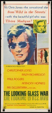 2d714 LOOKING GLASS WAR Aust daybill '69 from John Le Carre English espionage spy novel!