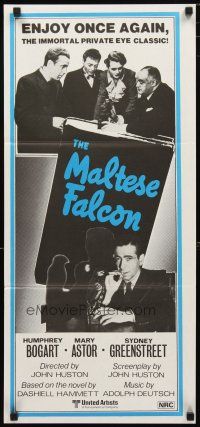 2d733 MALTESE FALCON Aust daybill R80s Humphrey Bogart, Peter Lorre, directed by John Huston!