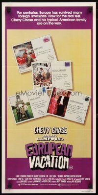 2d805 NATIONAL LAMPOON'S EUROPEAN VACATION Aust daybill '86 Chevy Chase, different image!