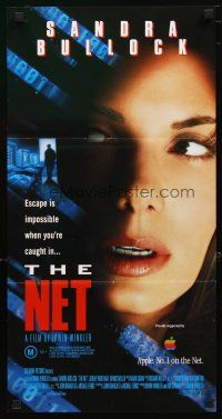 2d806 NET Aust daybill '96 Sandra Bullock's identity has been deleted, Internet crime thriller!