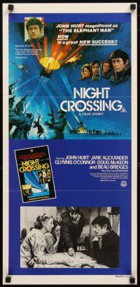 2d809 NIGHT CROSSING Aust daybill '82 John Hurt, two families try to escape World War II Germany!