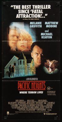 2d834 PACIFIC HEIGHTS Aust daybill '90 Melanie Griffith, Matt Modine, Michael Keaton