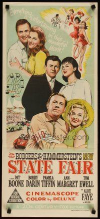 2d917 STATE FAIR Aust daybill '62 Pat Boone, Ann-Margret, Rodgers & Hammerstein musical!