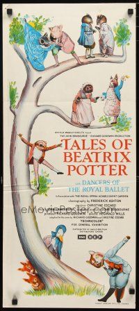 2d927 TALES OF BEATRIX POTTER Aust daybill '71 great art of Peter Rabbit & other fantasy animals!