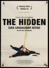 2d087 HIDDEN German '89 it's cops & robbers, horror, and action-adventure thriller all combined!