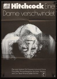 2d092 LADY VANISHES German '69 Alfred Hitchcock, Margaret Lockwood, cool different Baumgart art!