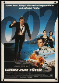 2d095 LICENCE TO KILL German '89 Timothy Dalton as James Bond, he's out for revenge!